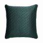 T Quilted Geometric Pillow Sham by Ted Baker in Forest Green