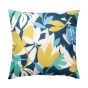 Baja Leaf Indoor Outdoor Cushion By Scion in Forest Blue