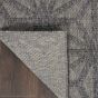Cozumel CZM01 Indoor Outdoor Geometric Rugs in Dark Grey