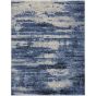Calvin Klein Abstract Designer Rugs CK001 River Flow RFV01 in Blue Grey
