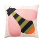 Busy Bee Stem Indoor Outdoor Cushion By Orla Kiely in Pink