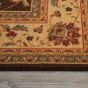 Living Treasure Traditional Bordered Rugs by Nourison LI04 in Brown