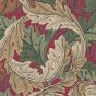Acanthus Wallpaper 216439 by Morris & Co in Madder Thyme