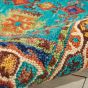 Vibrant Rugs VIB09 in Teal by Nourison