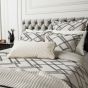 Emani Quilted Throw by Bedeck of Belfast in Chalk White