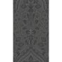 Pugin Palace Flock Wallpaper 116 9035 by Cole & Son in Charcoal Grey