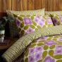 Flower Tile Cotton Bedding by Orla Kiely in Lupin Purple