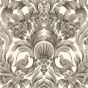 Gibbons Carving Wallpaper 9020 by Cole & Son in Silver Grey