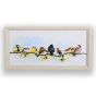 Covey Bird Framed Canvas 115774 by Laura Ashley in Multi