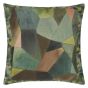 Designers Guild Geometric Moderne Cushion in Bronze Green