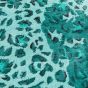 Leopard Love Runner Rugs By Designer Matthew Williamson in Green