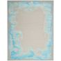 Prismatic Abstract Rugs PRS22 by Nourison in Sea Mist Blue