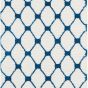 Kamala Hallway Runners DS500 by Nourison in White and Blue