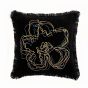 Uxman Embroidered Tassel Cushion by Ted Baker in Black