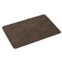 Washable Cotton-Rich Doormat in Brown