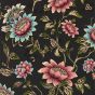 Tonquin Floral Wallpaper W0134 04 by Wedgwood in Noir Black