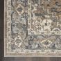 Quarry QUA05 Abstract Distressed Rugs  in Beige Grey by Nourison