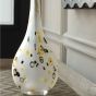 Fiesta Crystal Glass Lamp by William Yeoward in Citron Yellow