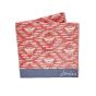 Bee Geo Cotton Towels By Joules in Coral Pink