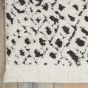 Kamala Rugs DS502 by Nourison in White and Black