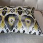 Cuzco Abstract Cushion by William Yeoward in Citrone Grey
