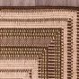Outdoor Border Rugs in Natural by Rugstyle
