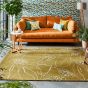 Orto 125406 Wool Rugs by Scion in Citrus Green