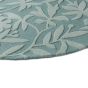 Cleavers 080907 Circle Rug by Laura Ashley in Duck Egg Green
