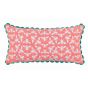Permaculture Border Cotton Cushion by Joules in Multi
