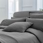 Andaz Fine Linens Egyptian Cotton Throw in Charcoal Grey