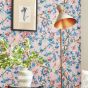 Caverley Wallpaper 217035 by Sanderson in Rose French Blue