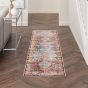 Vintage Kashan VKA09 Traditional Runner Rugs by Nourison in Multicolour