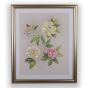 Roisin Floral Framed Print 115772 by Laura Ashley in Pale Amethyst Pink