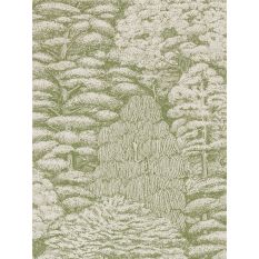 Woodland Toile Wallpaper 215720 by Sanderson in Cream Green