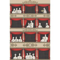 Teatro Wallpaper 18037 by Cole & Son in Linen Rouge