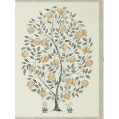 Anaar Tree Wallpaper 216791 by Sanderson in Charcoal Gold