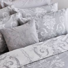 Josette Cotton Bedding Set by Laura Ashley in Steel Grey