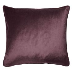 Nigella Velvet Cushion by Laura Ashley in Grape Purple