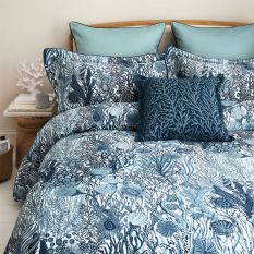 Acropora Cushion by Harlequin in Exhale Blue