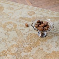 Newborough Jacquard 081606 Rug by Laura Ashley in Pale Gold