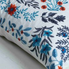 Somerley Cushion by William Yeoward in Indigo Blue
