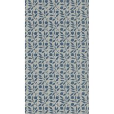 Rosehip Wallpaper 214711 by Morris & Co in Indigo Blue