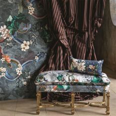 Christian Lacroix Algae Bloom Cushion in Pearl Grey