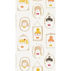 Hello Dolly Wallpaper 111266 by Scion in Sunshine Tangerine Postbox