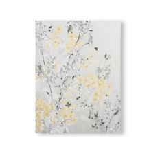 Spring Blossoms Floral Canvas 115025 by Laura Ashley in Steel Grey