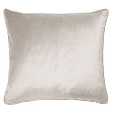 Nigella Velvet Cushion by Laura Ashley in Silver