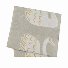 Swim Swan Swam Towels by Scion in Pebble Grey