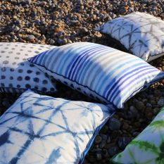 Amlapura Cushion By Designers Guild in Cobalt Blue