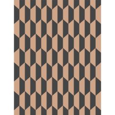 Petite Tile Wallpaper 5022 by Cole & Son in Charcoal Bronze