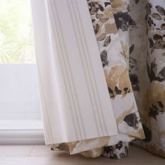 Chelsea Floral Curtains By Clarke And Clarke in Ochre Yellow